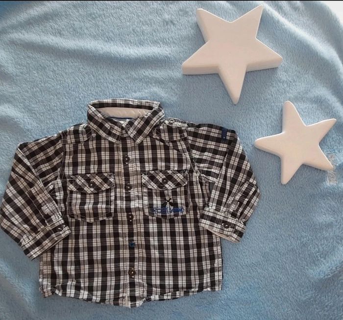 Chemise à carreaux 18mois