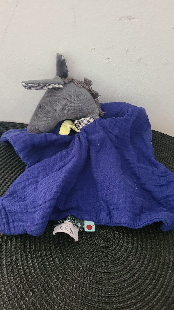 Moulin Roty  Pomme des bois - Doudou lange âne