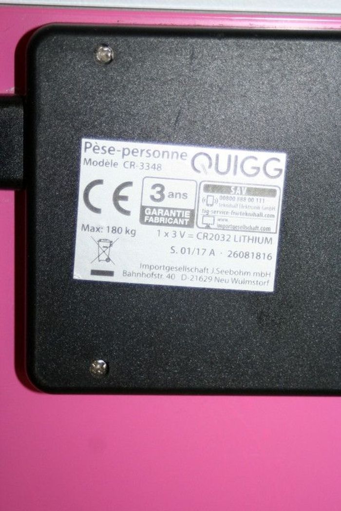 Pèse personne Quigg - photo numéro 3