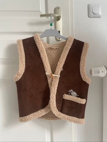 Gilet doublé moumoute (6A)