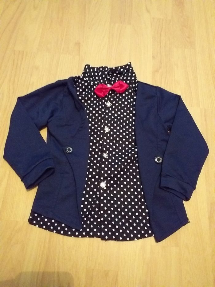 Ensemble pantalon + veste pour les fêtes 3 ans - photo numéro 2