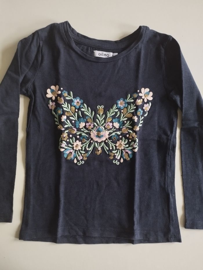 Tee shirt manches longues fille 4 ans