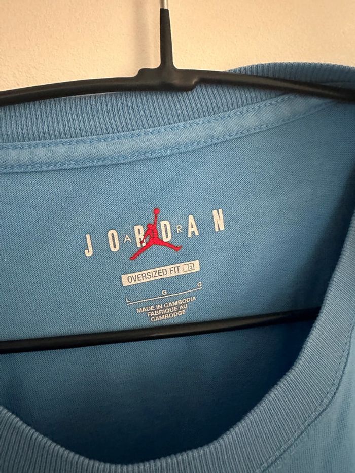 Jordan robe tee shirt bleu - photo numéro 3