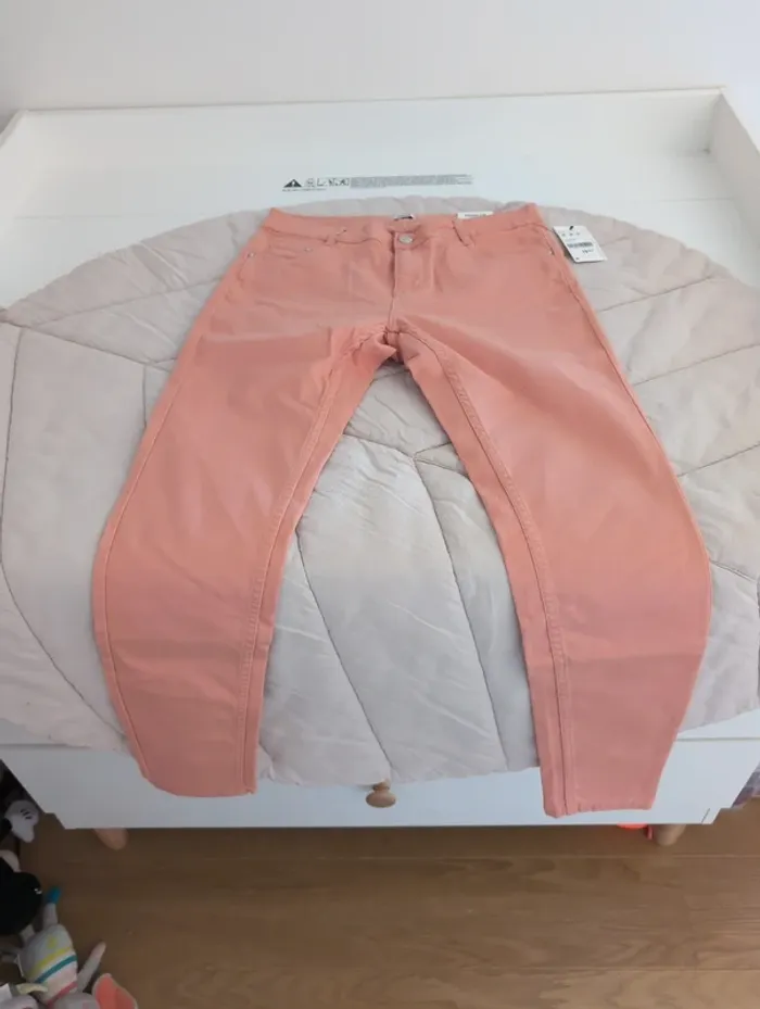 Pantalon push up abricot Pinkie femme taille 38