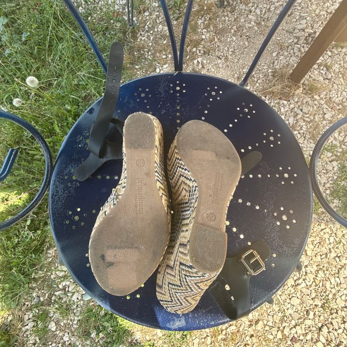 Sandale femme semelles compensées - photo numéro 3