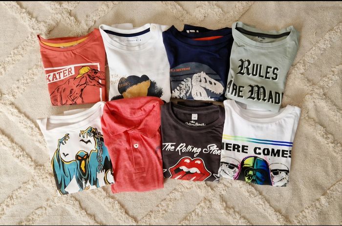 Lot de 8 hauts manches longues 4 ans