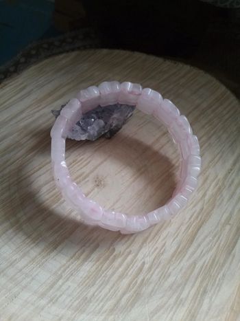 Bracelet de quartz rose
