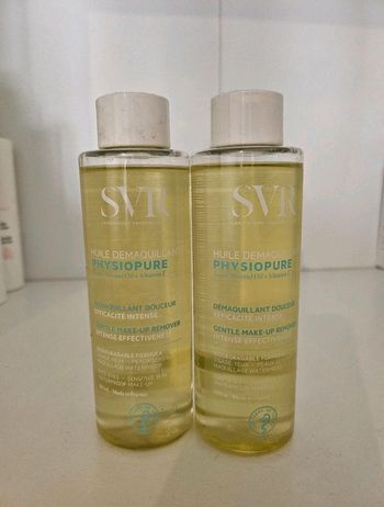 Lot huile démaquillante physiopure svr