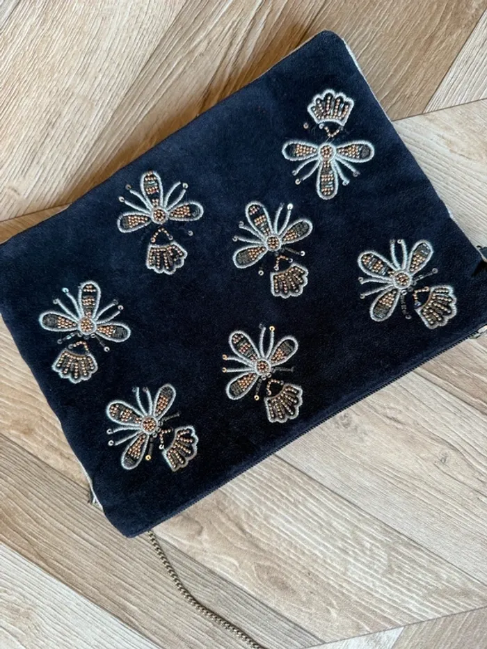 Pochette Promod perles