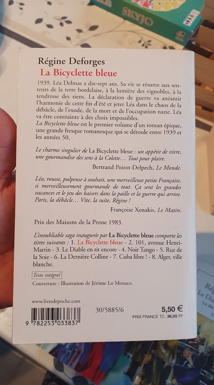Régine Deforges - La Bicyclette Bleue tome 1 à 5 - photo numéro 4