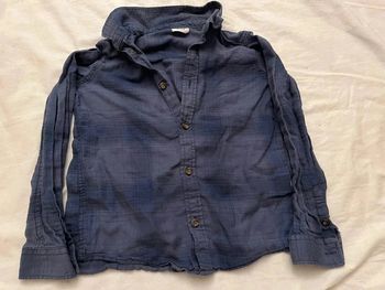Chemise tape à l’œil 5 ans bleu marine