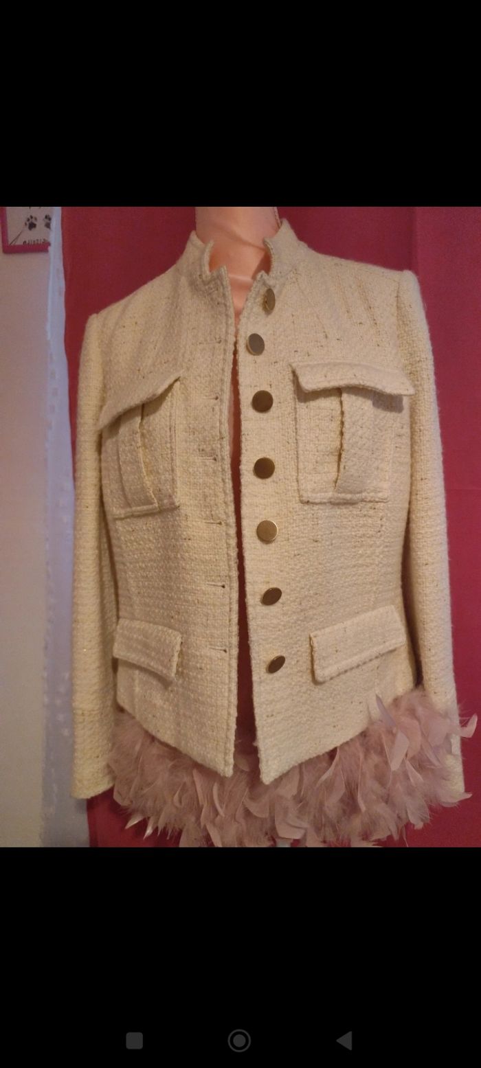 Veste tailleur tweed Mango - photo numéro 2