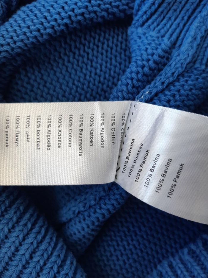 Pull bleu en maille Jules M - photo numéro 5