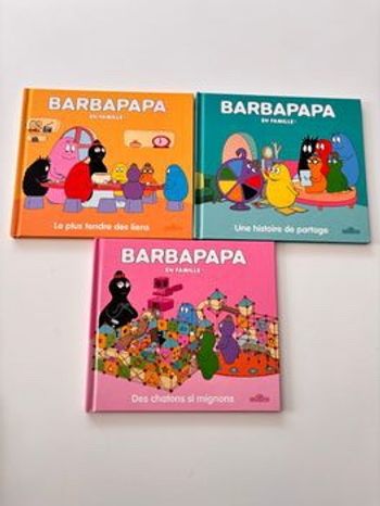 Lot 3 livres Barbapapa en famille
