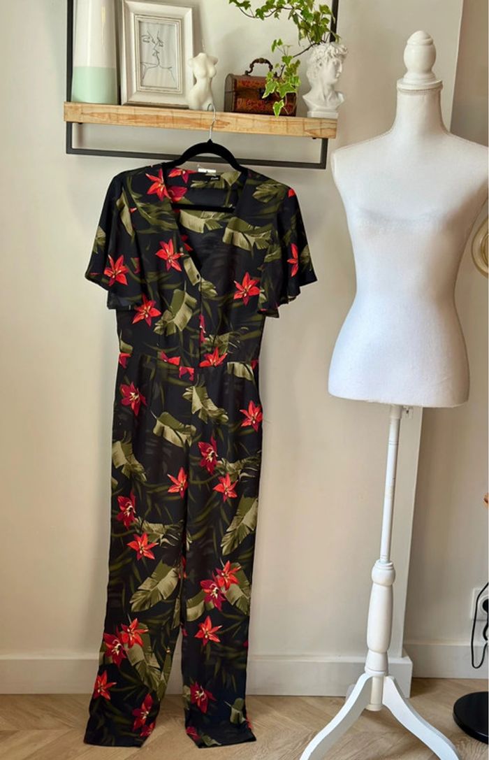 Combinaison imprimé tropical Etam – Taille 36 - photo numéro 2