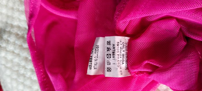 Body Manches Longues Transparent - Dentelle Rose Fuchsia Taille 38 - photo numéro 4