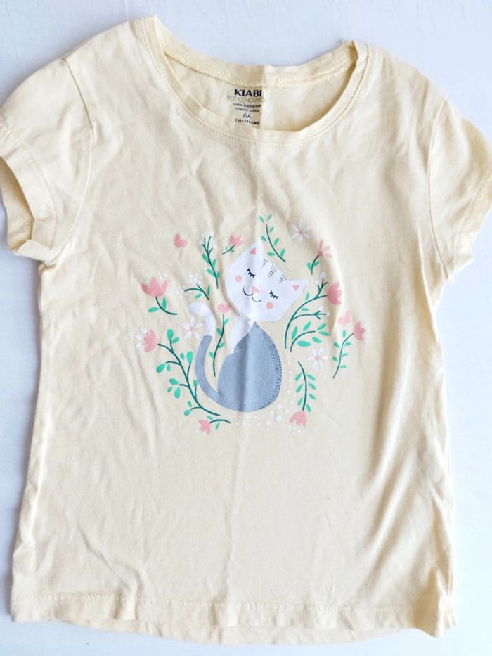 Lot 4 t-shirts chat lapin - photo numéro 2