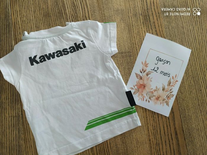 T shirt Kawasaki 12mois comme neuf - photo numéro 3