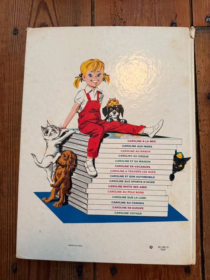 Grands albums Hachette livre rare ancien blanc Caroline visite Paris Pierre Probst - photo numéro 2