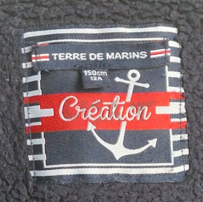 Veste polaire bleu marine - Terre De Marins - Taille 12 ans - photo numéro 4