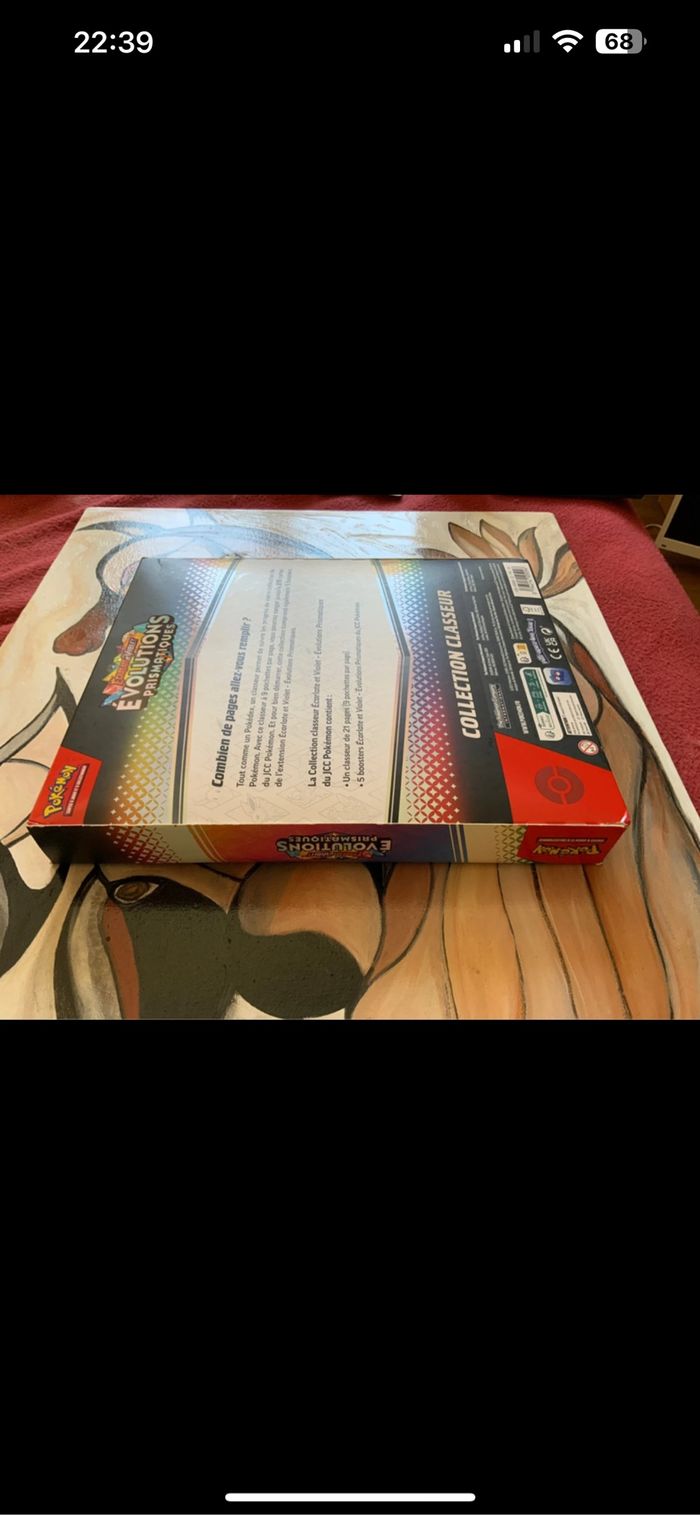 Coffret Pokémon classeur évolution prismatique 8.5 - photo numéro 4