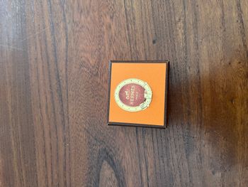 Anneau de carré Hermès doré