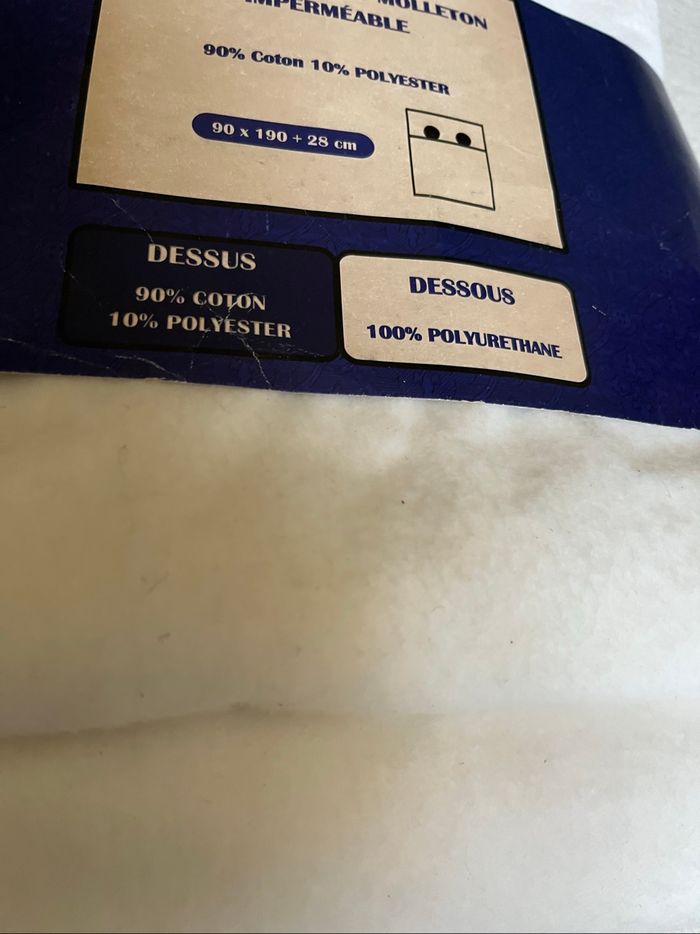 Protège matelas 90x190 Neuf - photo numéro 3