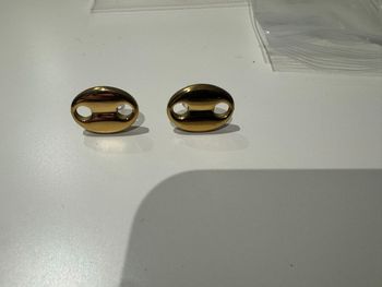 Boucle d’oreille grain de café 