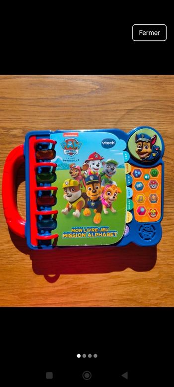 Livre interactif Pat Patrouille