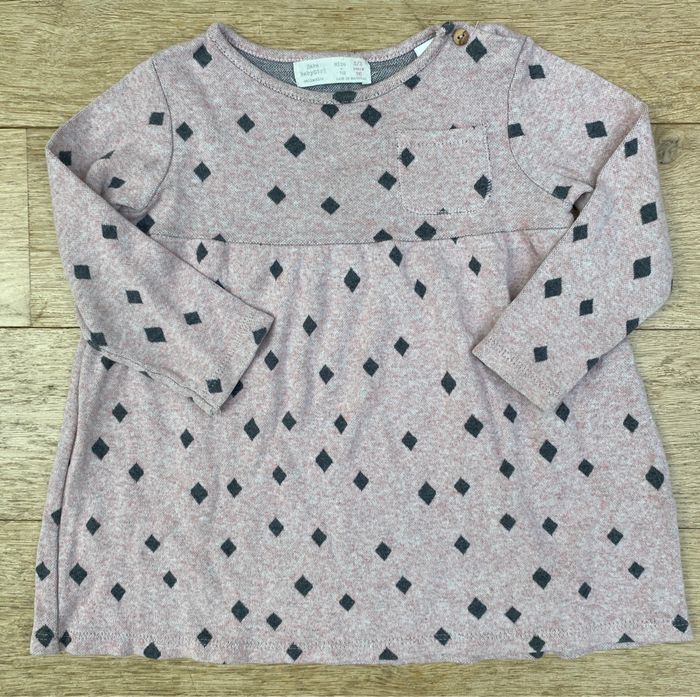 Robe manches longues chaude Zara 2 ans