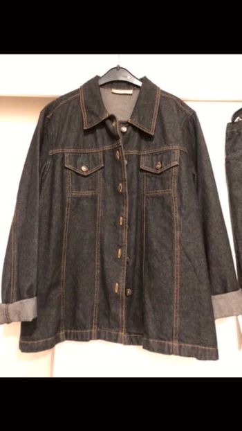 Ensemble veste + pantalon 3/4 jean