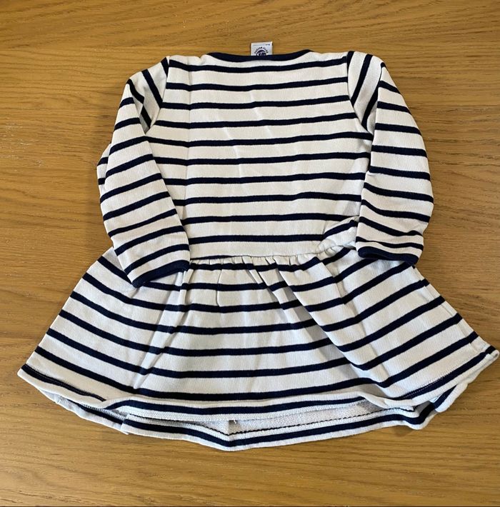 Petit Bateau Robe rayée marin Taille 18 mois - photo numéro 6