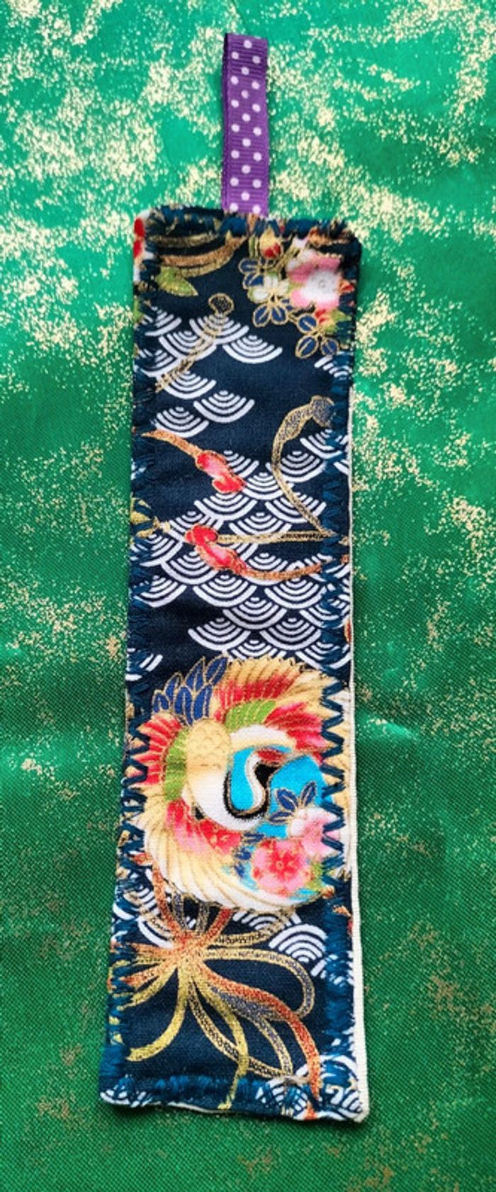 Lot de 10 marque-pages en tissu - photo numéro 12