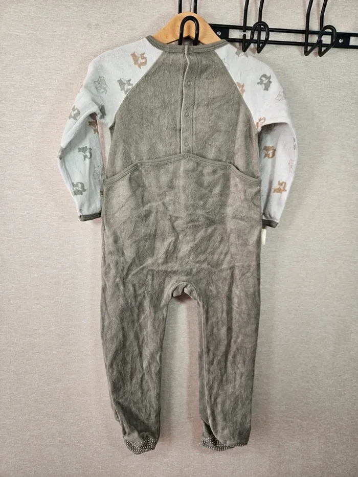 Pyjama velours petit béguin 24 mois - photo numéro 7