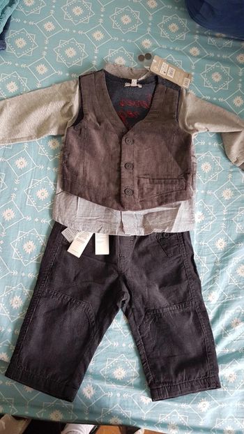 Tenue réveillon garçon 6 mois