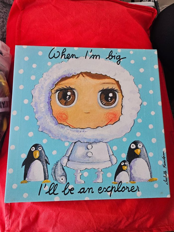 Grand cadre Quand je serai grande