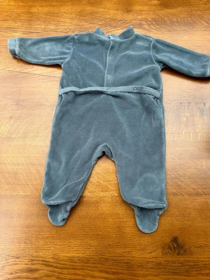 Pyjama gris Picco Mini 3 mois - photo numéro 7