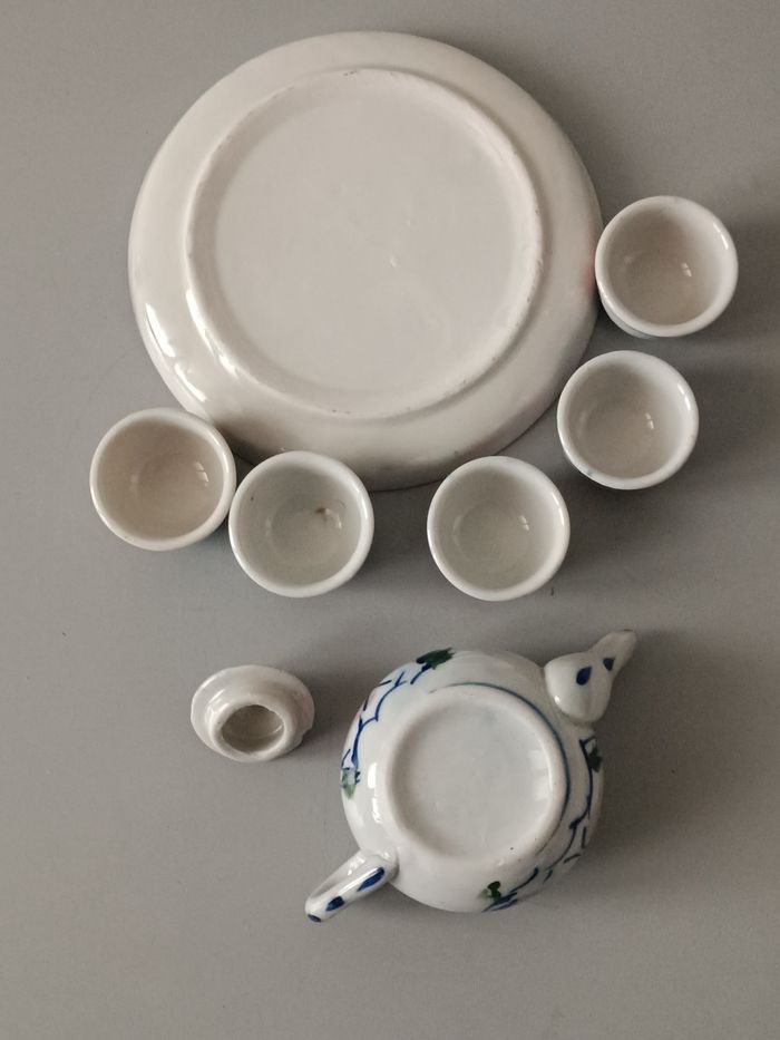 Service à thé miniature porcelaine - photo numéro 7