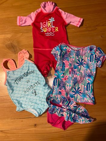 Lot de 3 maillots de bains