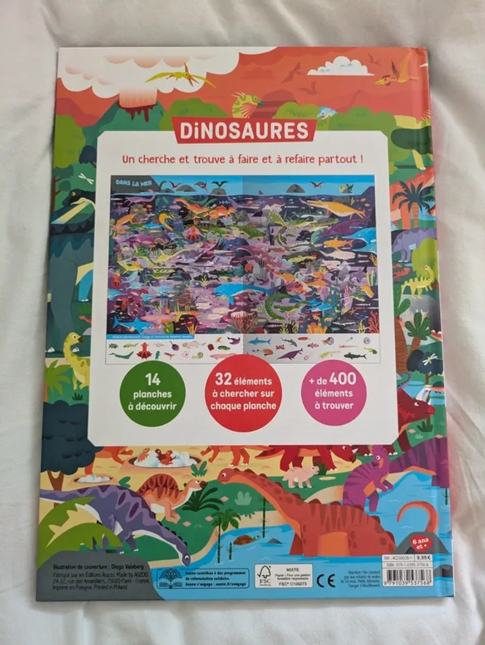 Cherche & trouve Dinosaures NEUF - photo numéro 2