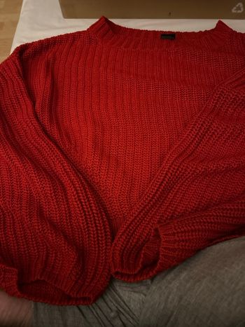 Pull rouge grande taille 