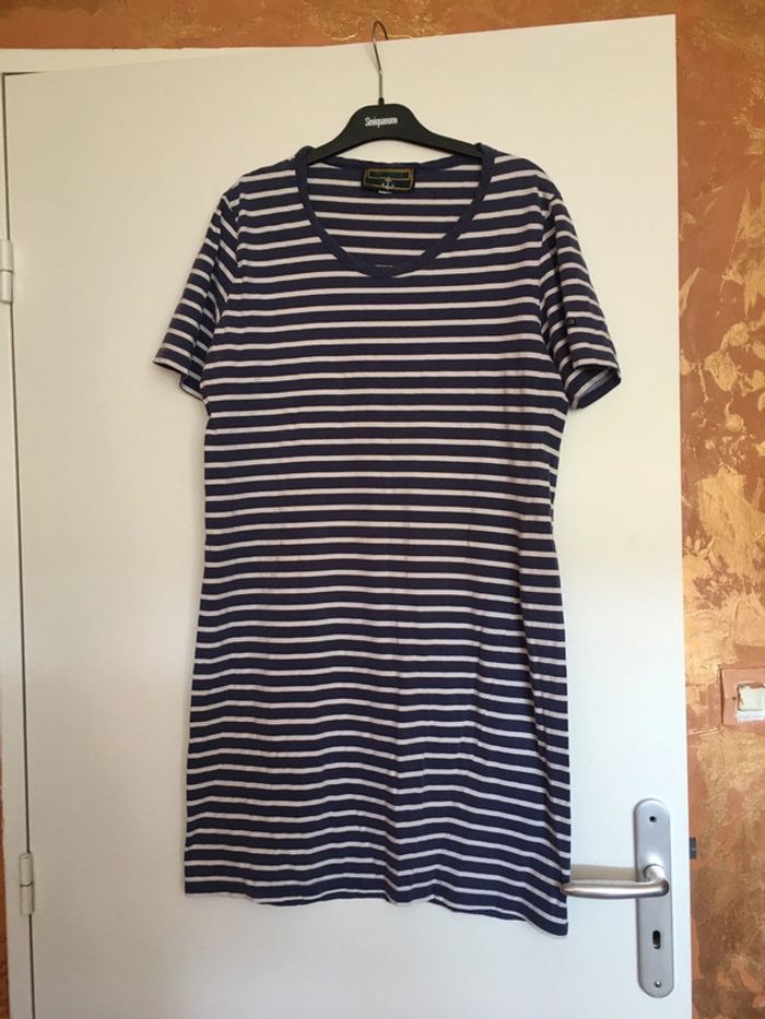 robe marinière en coton