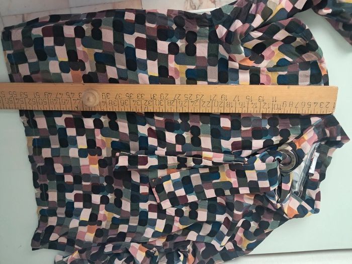 Cop copine haut blouse motifs vintage T.36 en tbe - photo numéro 14