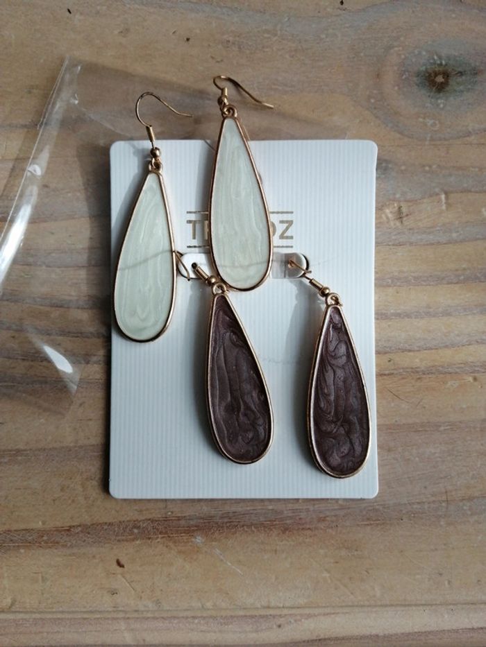 2 Paires de boucles d'oreilles - photo numéro 3