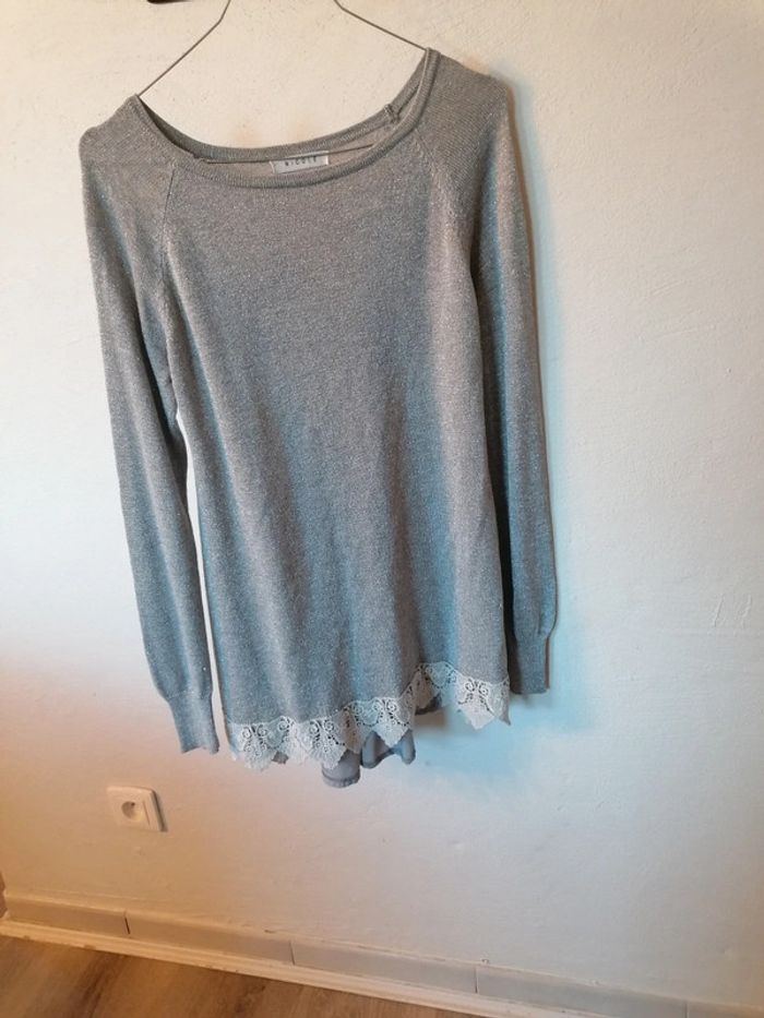 Tee shirt argenté