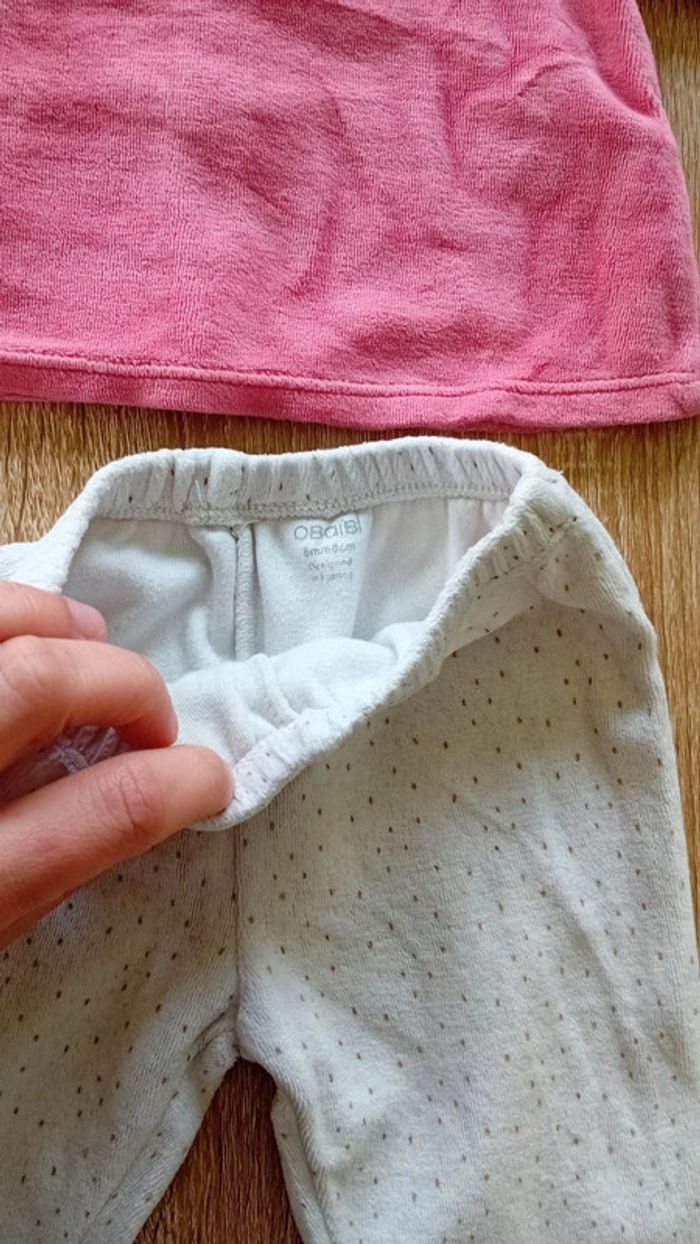 Pyjama fille 6 mois obaïbi - photo numéro 3