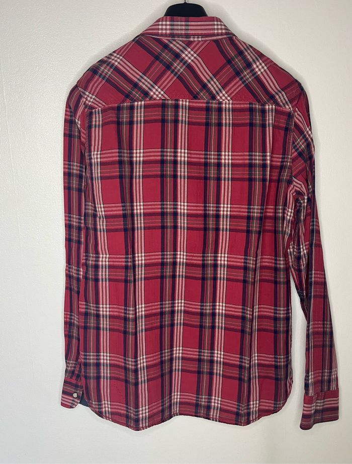Chemise kaporal rouge et bleu - photo numéro 2
