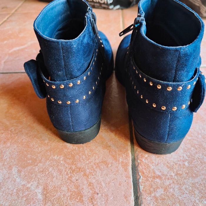 Bottines bleues Ki Té Toi taille 38 - photo numéro 5