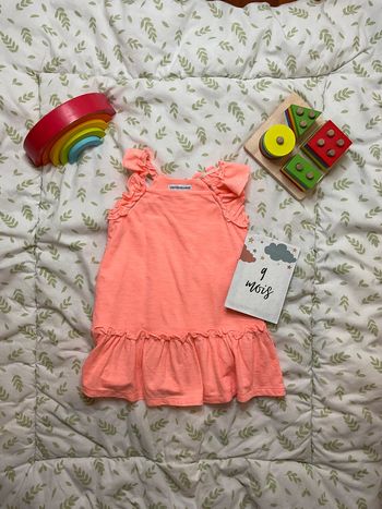 robe sans manches rose 9 mois vertbaudet