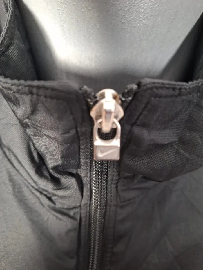 Nike Vintage Track Jacket Noire – Logo Brodé – Taille L (560) - photo numéro 4